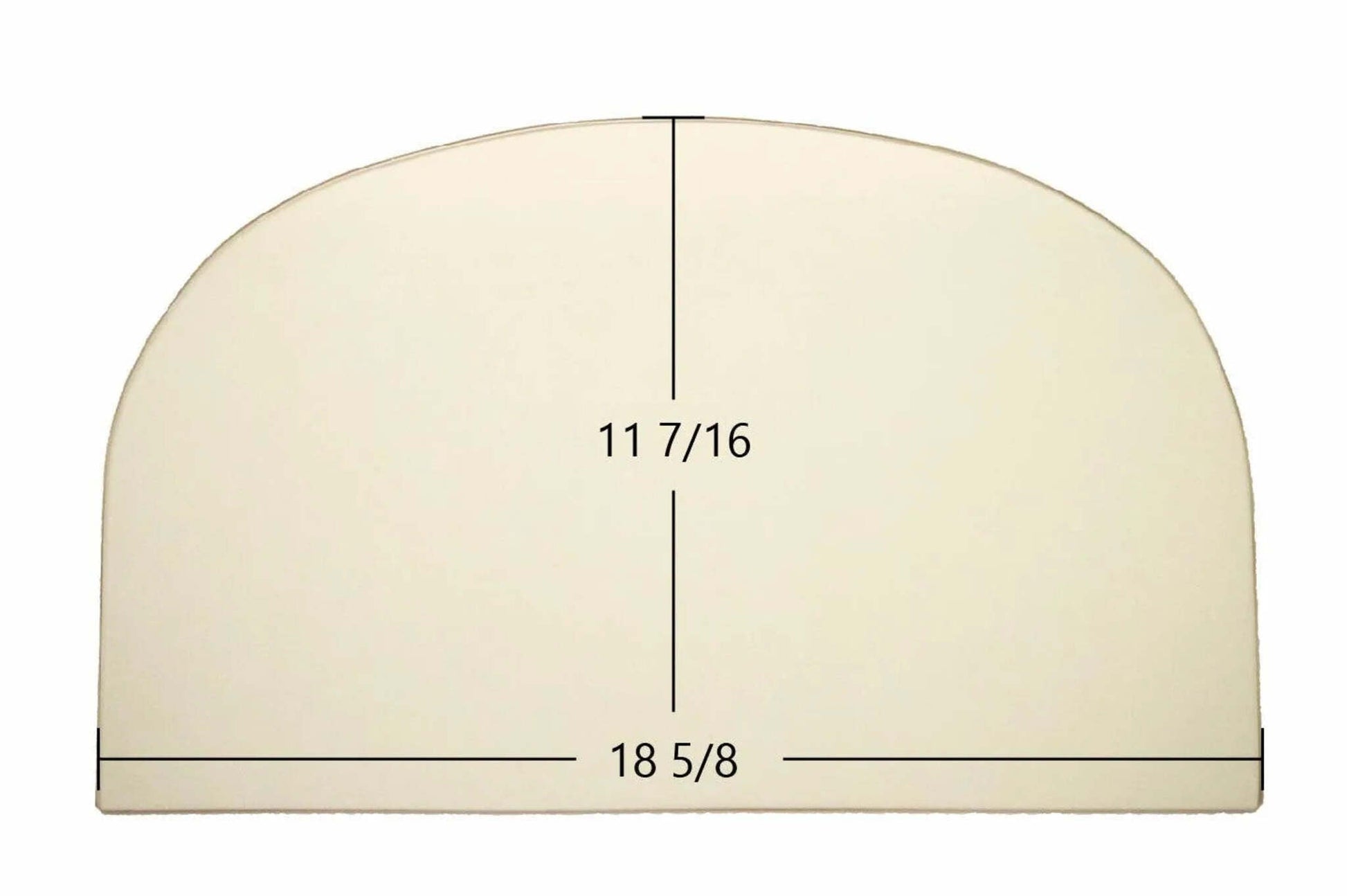 Ceramic Replacement Glass for Jotul F400 Castine Ceramic Glass Panel | 18 5/8" x 11 7/16" (3/16" thickness) - 18 5/8" x 11 7/16"