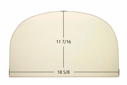 Ceramic Replacement Glass for Jotul F400 Castine Ceramic Glass Panel | 18 5/8" x 11 7/16" (3/16" thickness) - 18 5/8" x 11 7/16"