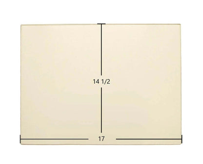 Ceramic Replacement Glass for Jotul GF 200 DV Lillehammer & GF 300 BV/DV Allagash Ceramic Glass Panel - 17" x 14 1/2"
