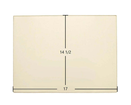 Ceramic Replacement Glass for Jotul GF 200 DV Lillehammer & GF 300 BV/DV Allagash Ceramic Glass Panel - 17" x 14 1/2"