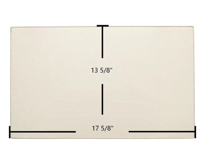 Ceramic Replacement Glass for Jotul GF 3 BV / GF3 DVII Allagash Ceramic Glass Panel - 17 5/8" x 13 5/8"