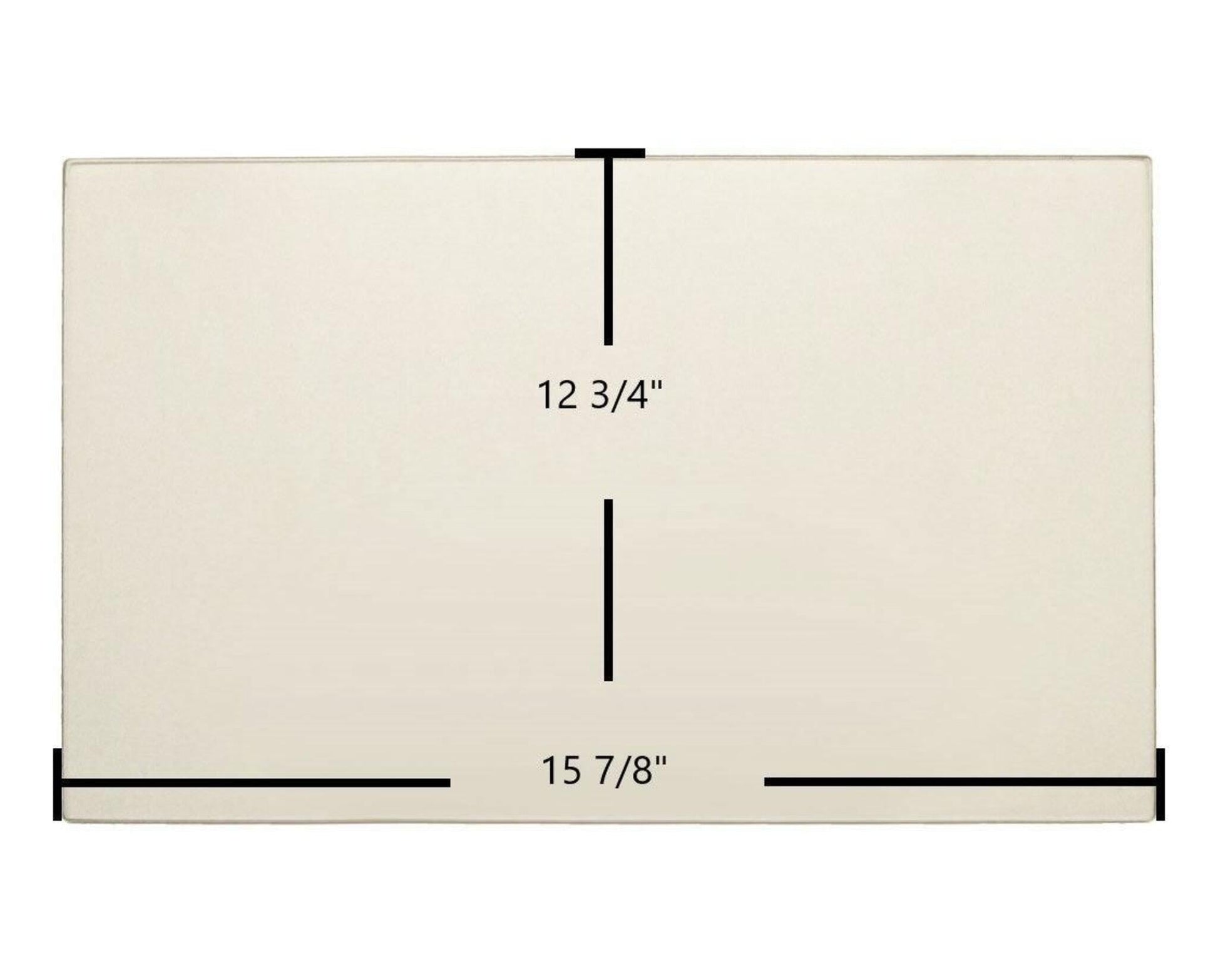 Ceramic Replacement Glass for Jotul GF100 Nordic DV QT Replacement Ceramic Glass - 15 7/8" x 12 3/4"