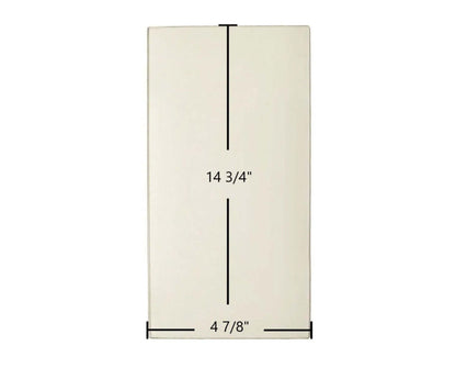 Ceramic Replacement Glass for Jotul I 80 Maxi Harmony Ceramic Glass Panel - 4 7/8" x 14 3/4"