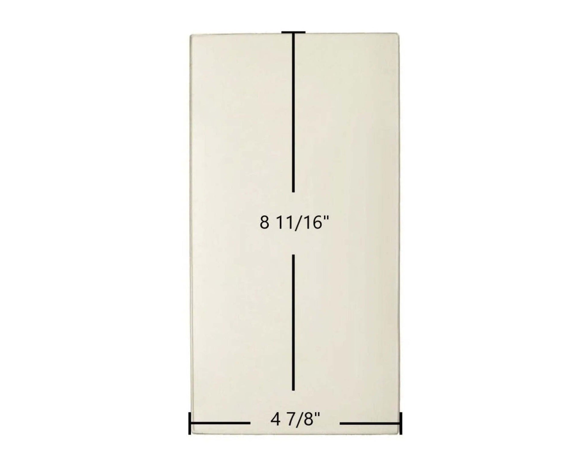 Ceramic Replacement Glass for Jotul I 80 Mini Classic Ceramic Glass Panel - 4 7/8" x 8 11/16"