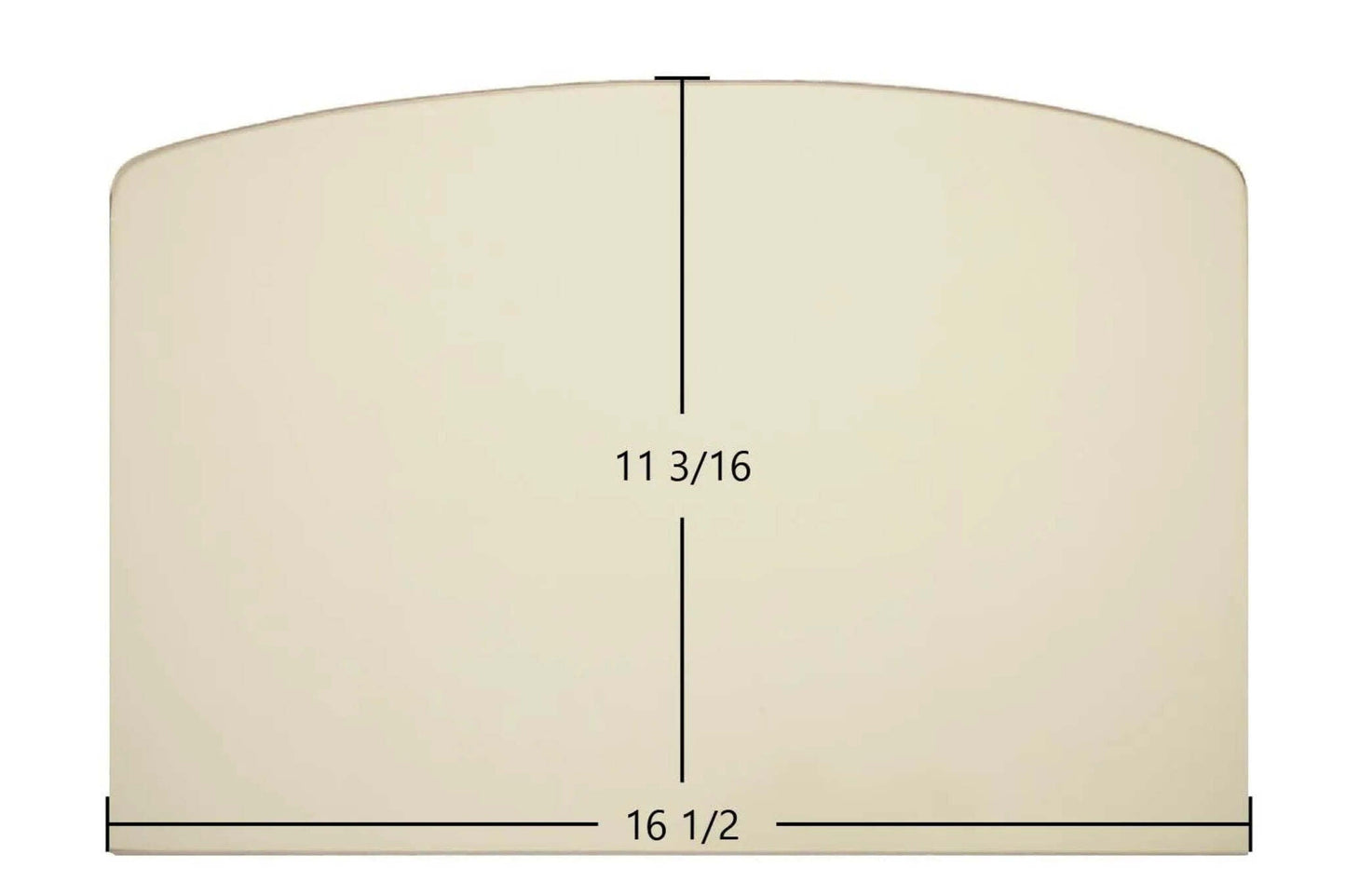 Ceramic Replacement Glass for Jotul Rangeley F 50 TL / Carrabassett F 55 Replacement Ceramic Glass - 16 1/2" x 11 3/16"