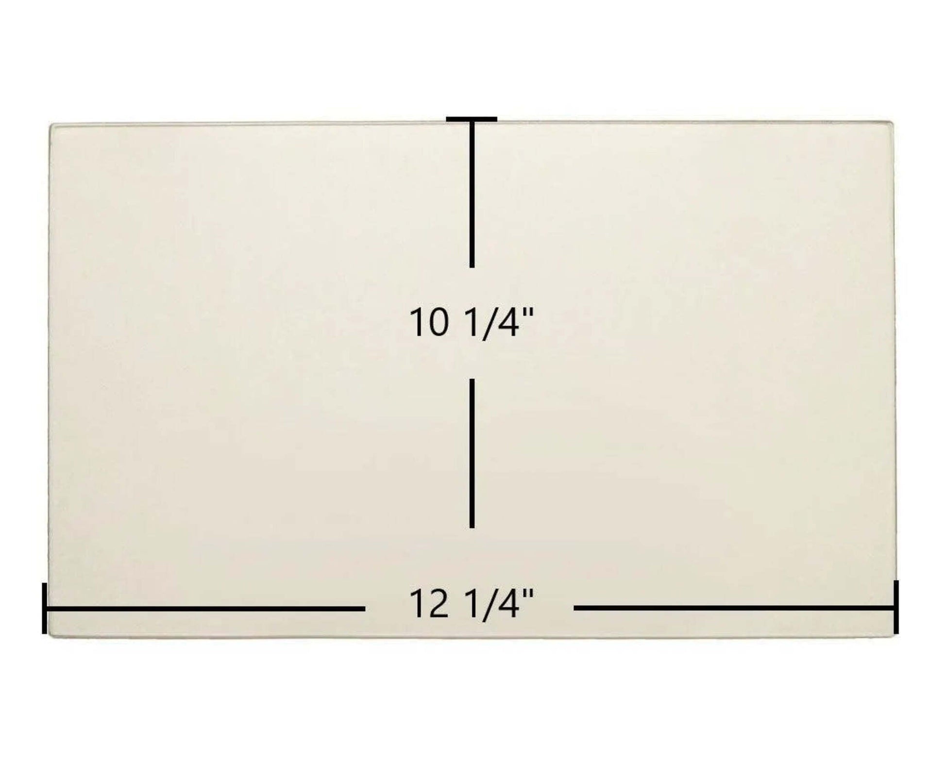 Ceramic Replacement Glass for Keystoker Coal Stove Ceramic Glass Panel - 12 1/4" x 10 1/4"