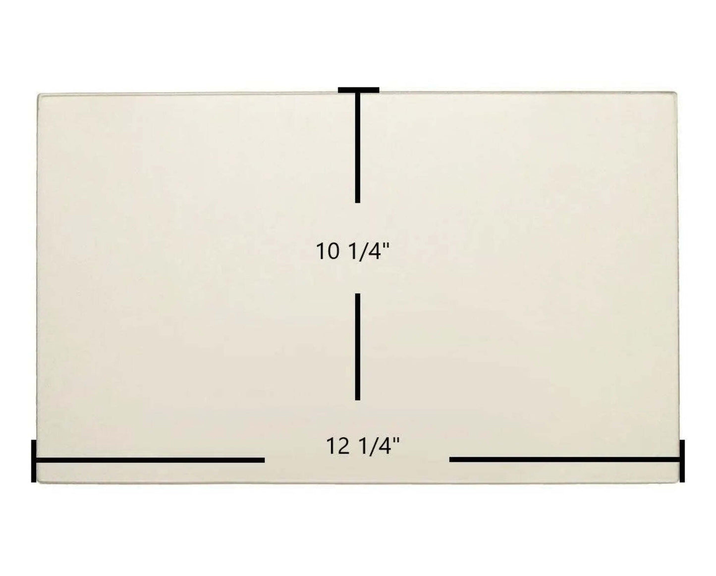 Ceramic Replacement Glass for Keystone Stove Ceramic Glass Panel (10 1/4" x 12 1/4") - 10 1/4" x 12 1/4"