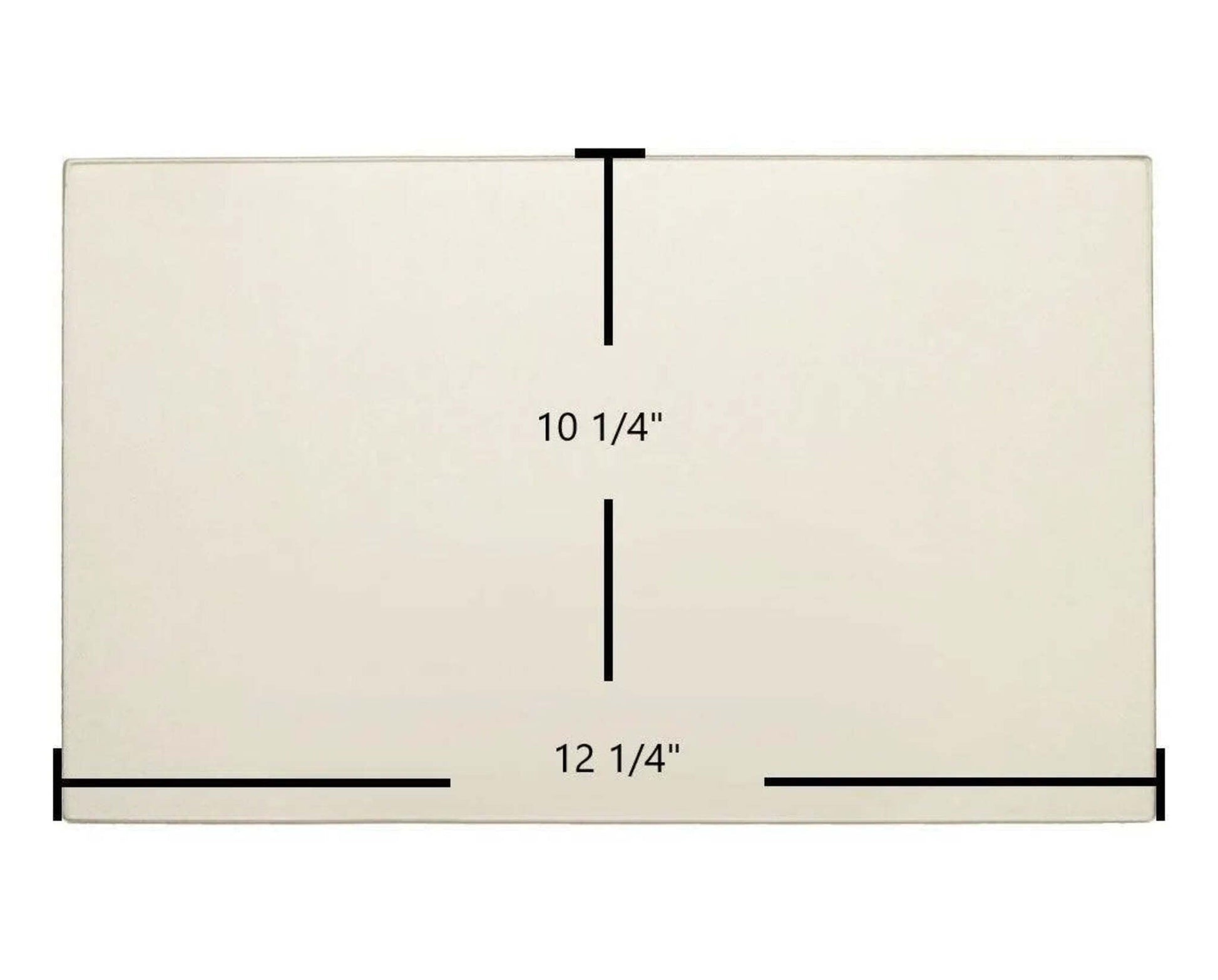 Ceramic Replacement Glass for Keystone Stove Ceramic Glass Panel (10 1/4" x 12 1/4") - 10 1/4" x 12 1/4"