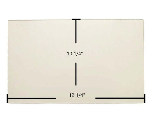 Ceramic Replacement Glass for Keystone Stove Ceramic Glass Panel (10 1/4" x 12 1/4") - 10 1/4" x 12 1/4"