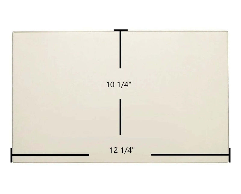 Ceramic Replacement Glass for Keystone Stove Ceramic Glass Panel (10 1/4" x 12 1/4") - 10 1/4" x 12 1/4"