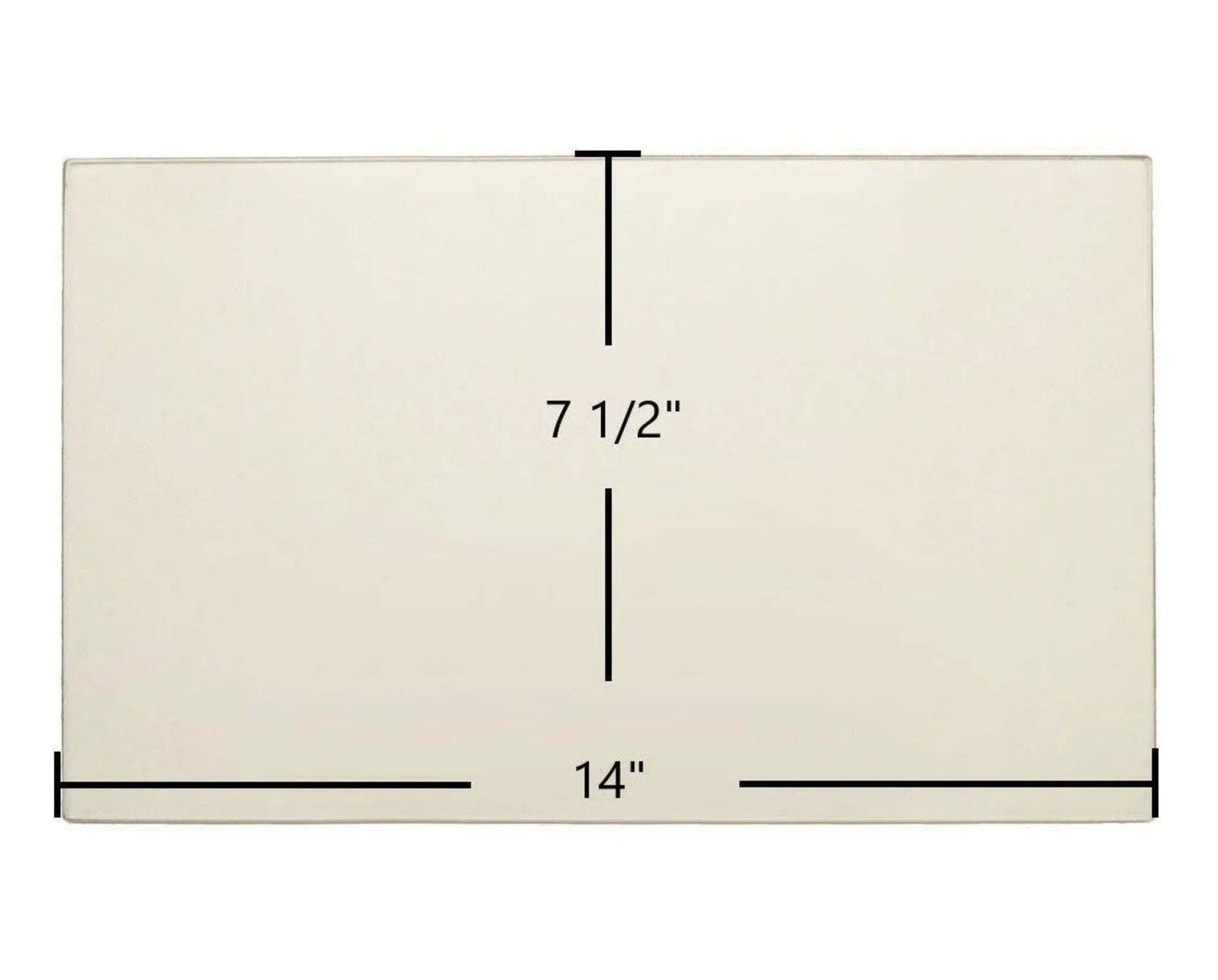 Ceramic Replacement Glass for Lakewood Nectre 350 Ceramic Glass Panel - 14" x 7 1/2"