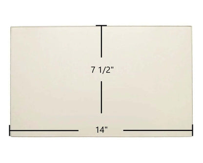 Ceramic Replacement Glass for Lakewood Nectre 350 Ceramic Glass Panel - 14" x 7 1/2"