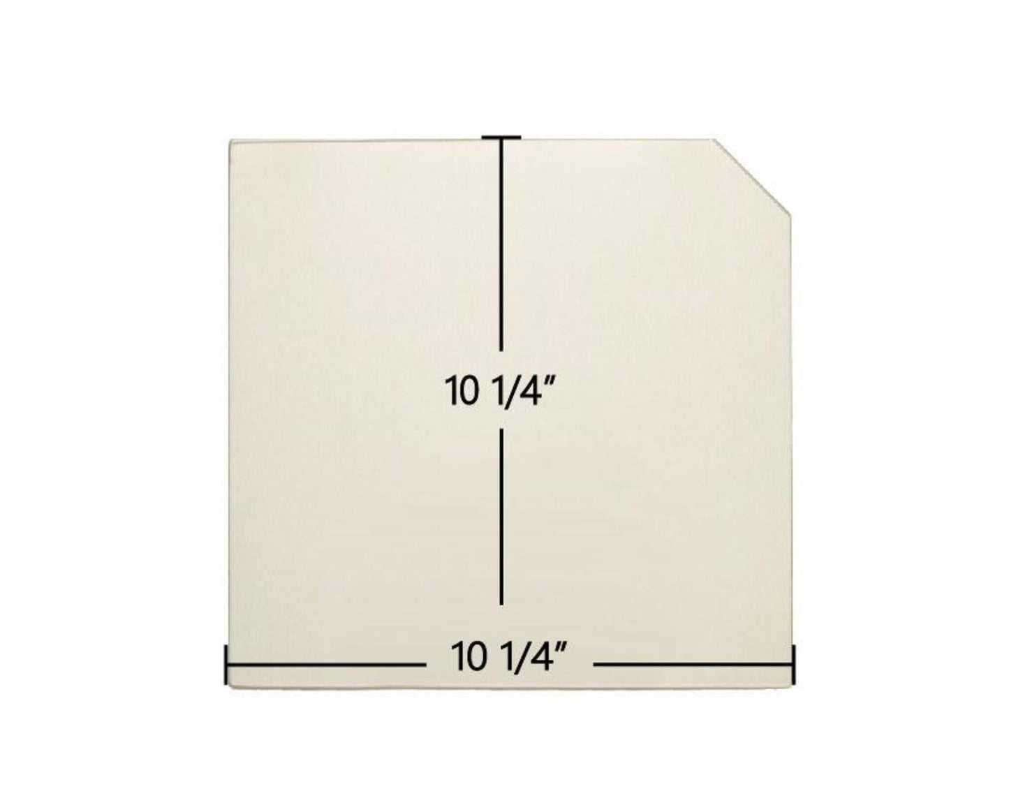 Ceramic Replacement Glass for Leisure Line G Ceramic Glass Panel - 10 1/4" x 10 1/4"