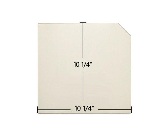 Ceramic Replacement Glass for Leisure Line G Ceramic Glass Panel - 10 1/4" x 10 1/4"