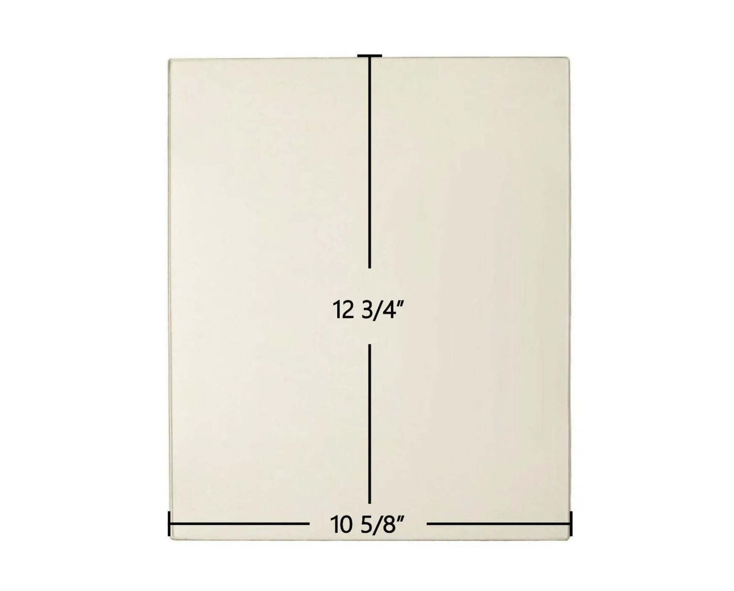 Ceramic Replacement Glass for Leisure Line K Stove Ceramic Glass Panel - 12 3/4" x 10 5/8"