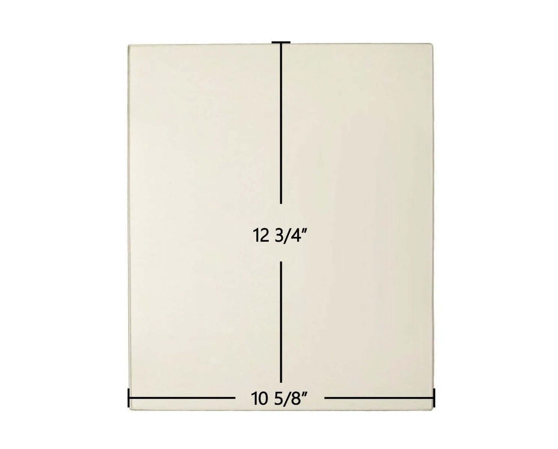 Ceramic Replacement Glass for Leisure Line K Stove Ceramic Glass Panel - 12 3/4" x 10 5/8"