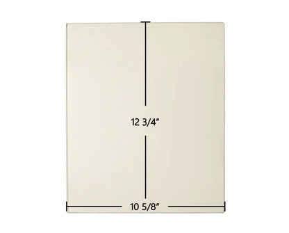 Ceramic Replacement Glass for Leisure Line K Stove Ceramic Glass Panel - 12 3/4" x 10 5/8"