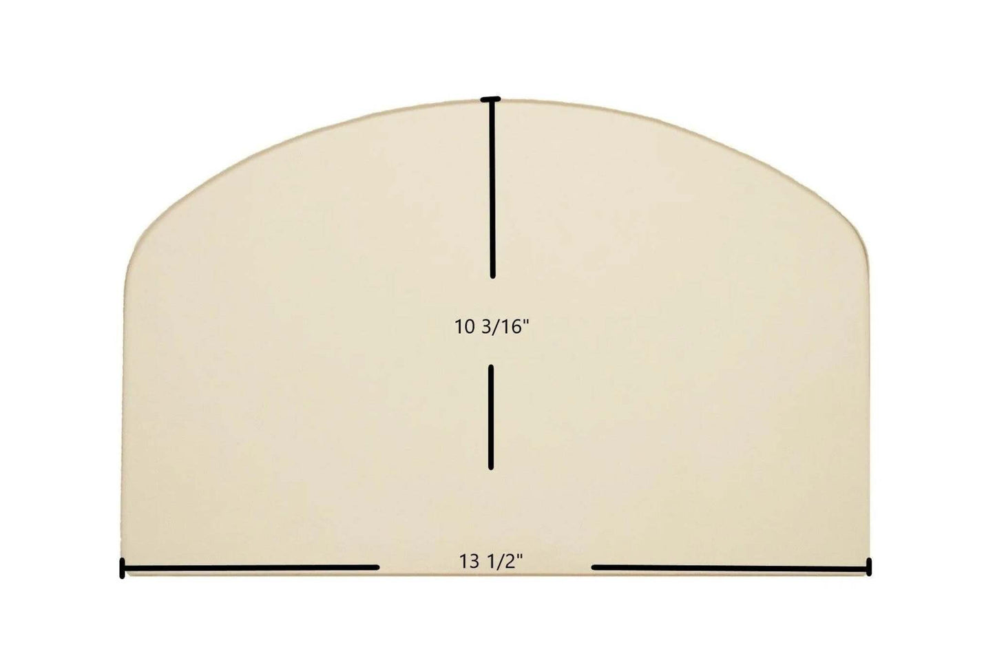 Ceramic Replacement Glass for Leisure Line Pioneer Ceramic Glass Panel - 13 1/2" x 10 3/16"
