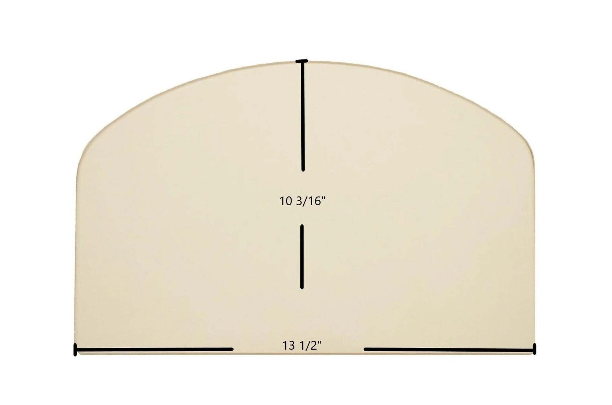 Ceramic Replacement Glass for Leisure Line Pioneer Ceramic Glass Panel - 13 1/2" x 10 3/16"
