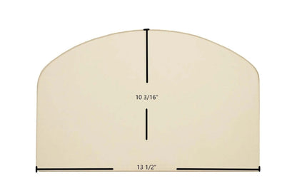 Ceramic Replacement Glass for Leisure Line Pioneer Ceramic Glass Panel - 13 1/2" x 10 3/16"