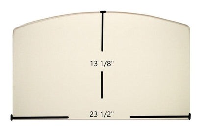 Ceramic Replacement Glass for Lennox Brentwood Archtop Ceramic Glass Panel - 22 1/2" x 13 1/8" Archtop