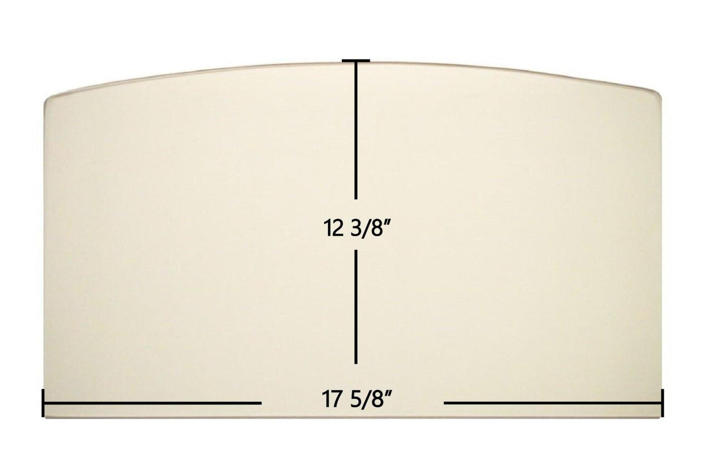 Ceramic Replacement Glass for Lennox Grandview GV230 / GV300 Ceramic Glass Panel - 17 5/8" x 12 3/8"