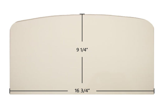 Ceramic Replacement Glass for Lexington Forge SSI30 / SSW30 Ceramic Glass Panel - 16 3/4" x 9 1/4"