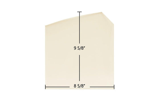 Ceramic Replacement Glass for Lopi 440 / 380 / 520 / LX / FL / X / SX Large Double Door Ceramic Glass Panel - 8 5/8" x 9 5/8"