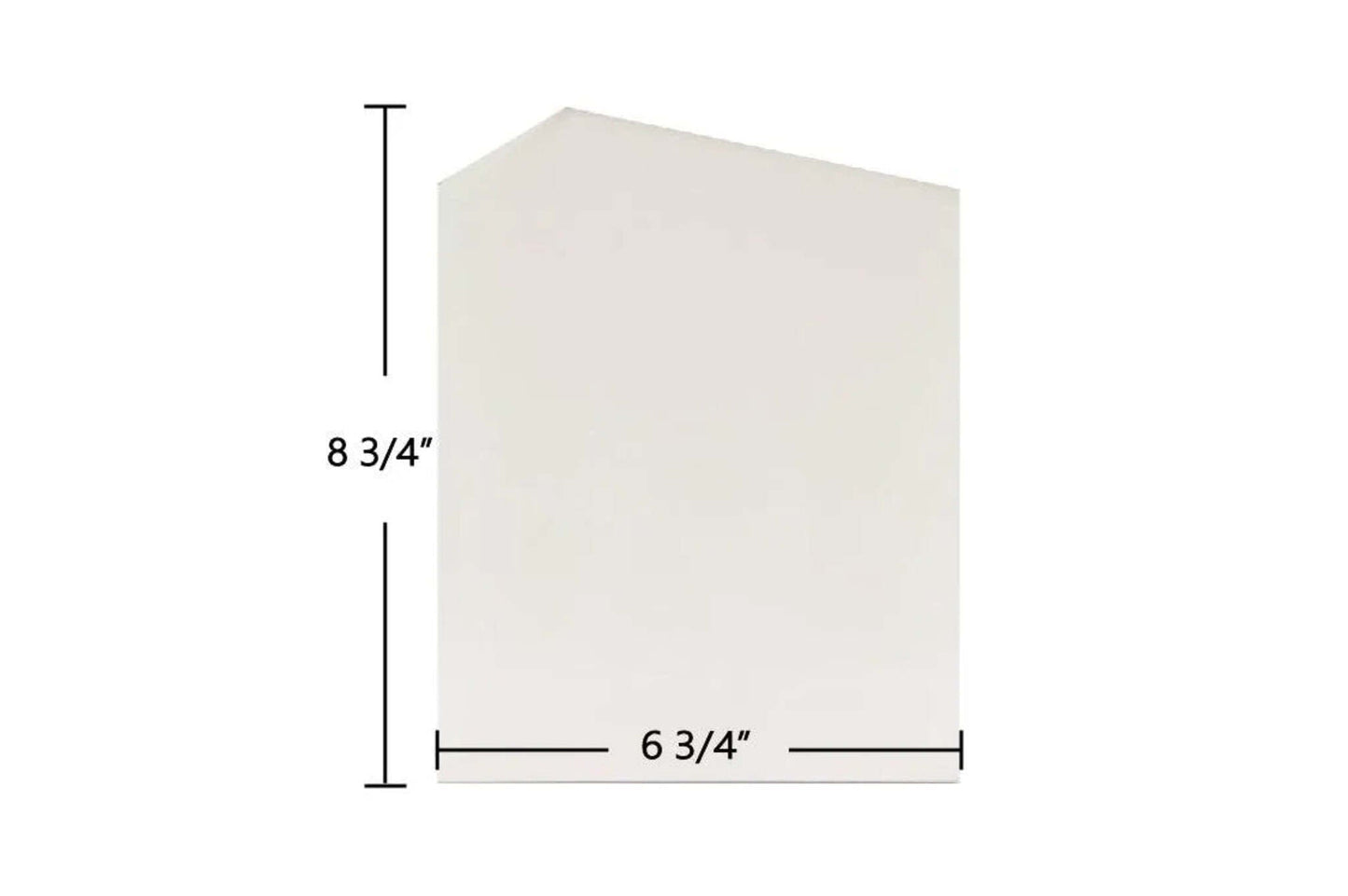 Ceramic Replacement Glass for Lopi 440 / 380 Small Double Door Ceramic Glass Panel - 6 3/4" x 8 3/4"