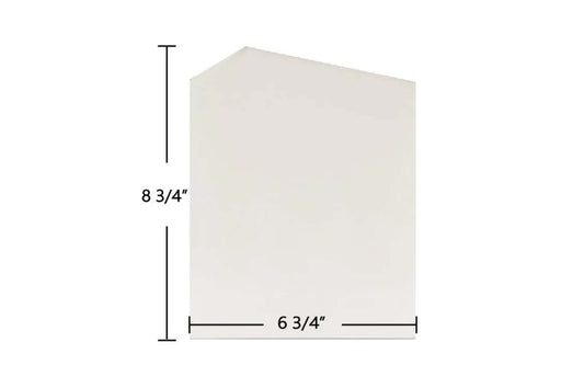 Ceramic Replacement Glass for Lopi 440 / 380 Small Double Door Ceramic Glass Panel - 6 3/4" x 8 3/4"