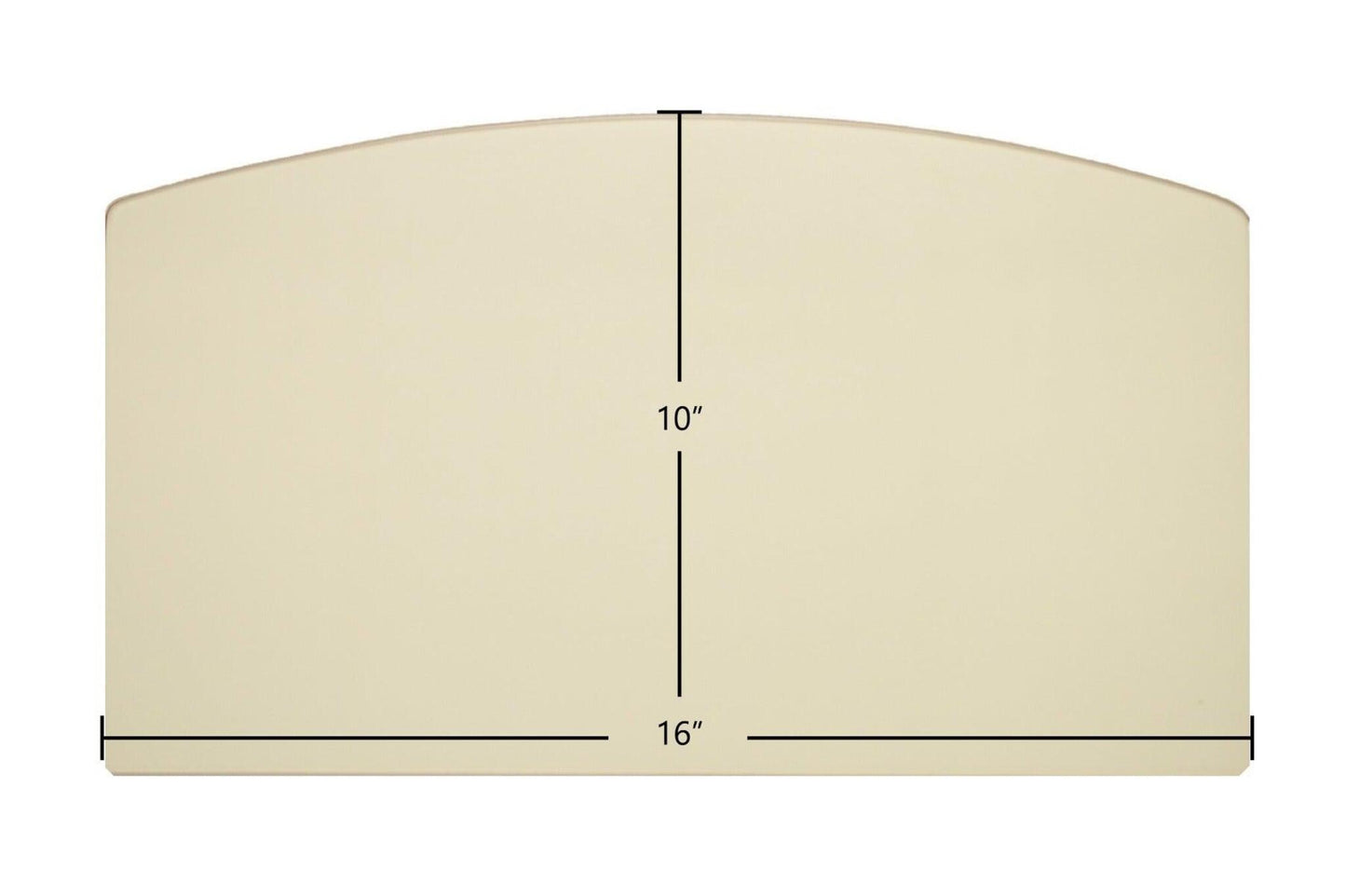 Ceramic Replacement Glass for Lopi Answer (2020 Model) Ceramic Glass Panel - 16" x 10"
