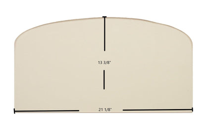 Ceramic Replacement Glass for Lopi Cape Cod Ceramic Glass Panel - 21 1/8" x 13 3/8"