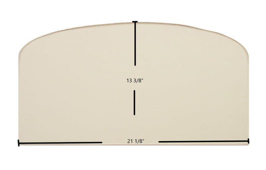 Ceramic Replacement Glass for Lopi Cape Cod Ceramic Glass Panel - 21 1/8" x 13 3/8"