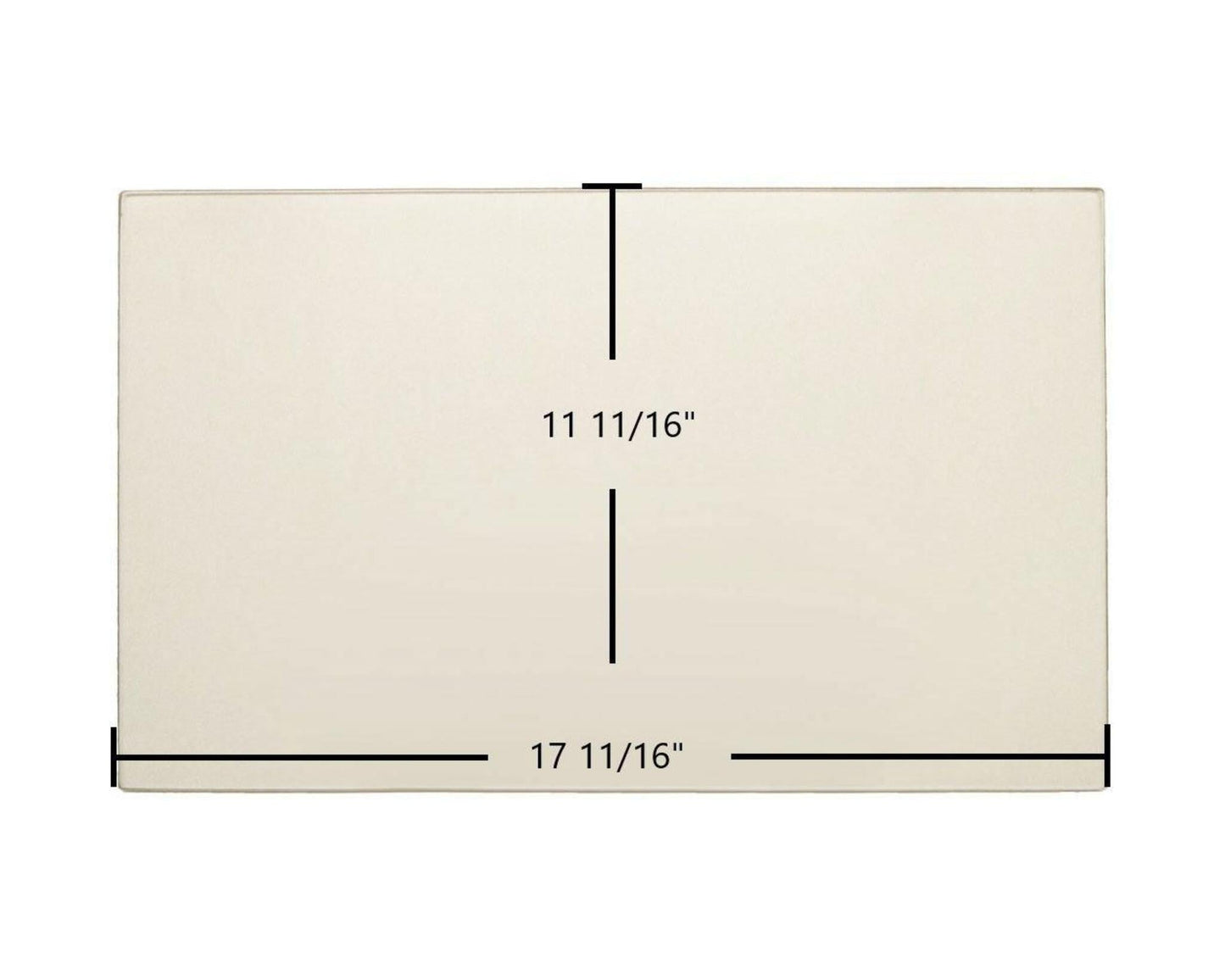 Ceramic Replacement Glass for Lopi Evergreen Ceramic Glass Panel - 17 11/16" x 11 11/16"