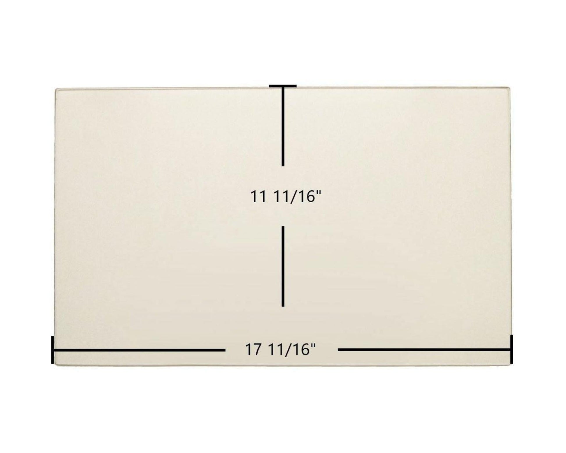 Ceramic Replacement Glass for Lopi Evergreen Ceramic Glass Panel - 17 11/16" x 11 11/16"