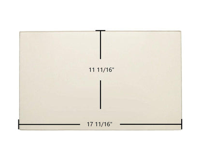 Ceramic Replacement Glass for Lopi Evergreen Ceramic Glass Panel - 17 11/16" x 11 11/16"
