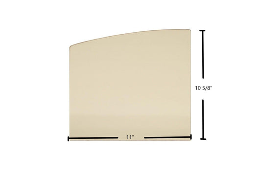 Ceramic Replacement Glass for Lopi Flush Insert / Declaration Ceramic Glass Panel - 11" x 10 5/8"