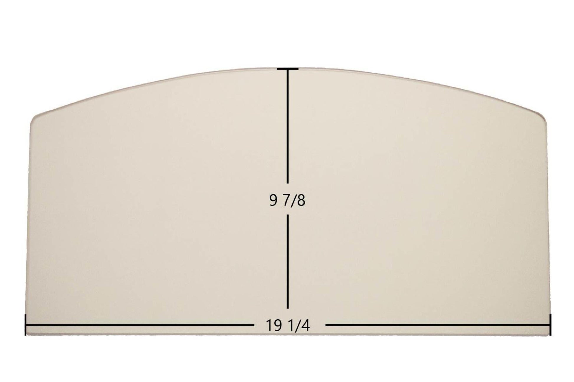 Ceramic Replacement Glass for Lopi Freedom / Liberty / Flex Series Ceramic Glass Panel - 19 1/4" x 9 7/8"