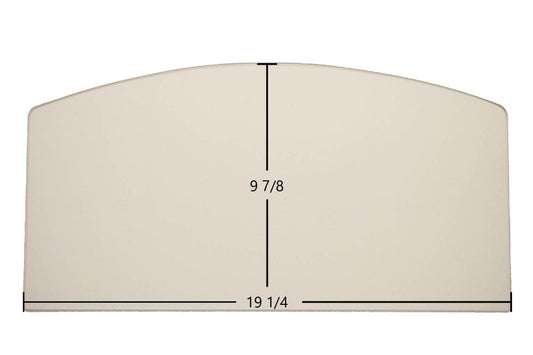 Ceramic Replacement Glass for Lopi Freedom / Liberty / Flex Series Ceramic Glass Panel - 19 1/4" x 9 7/8"