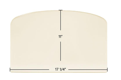 Ceramic Replacement Glass for Lopi Rockport Ceramic Glass Panel - 17 1/4" x 11"