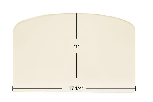 Ceramic Replacement Glass for Lopi Rockport Ceramic Glass Panel - 17 1/4" x 11"