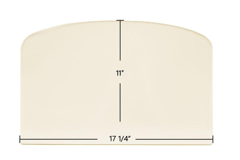 Ceramic Replacement Glass for Lopi Rockport Ceramic Glass Panel - 17 1/4" x 11"