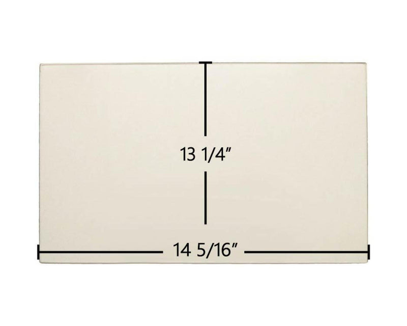 Ceramic Replacement Glass for Lopi Yankee Bay Center Ceramic Glass Panel - 14 5/16" x 13 1/4"