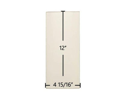 Ceramic Replacement Glass for Lopi Yankee Side Ceramic Glass Panel - 4 15/16" x 12"
