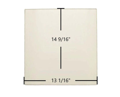 Ceramic Replacement Glass for Malm Imperial Carousel Door Glass (Ceramic) - 16" x 14"
