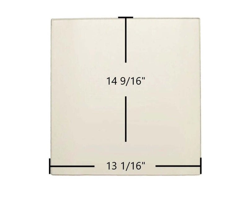 Ceramic Replacement Glass for Malm Imperial Carousel Door Glass (Ceramic) - 16" x 14"