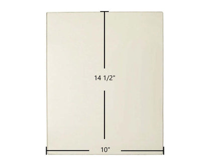 Ceramic Replacement Glass for Malm Imperial Carousel Side Glass (Ceramic) - 10" x 14"