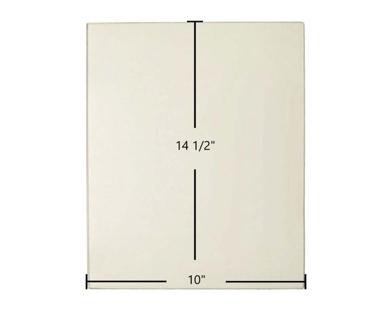 Ceramic Replacement Glass for Malm Imperial Carousel Side Glass (Ceramic) - 10" x 14"