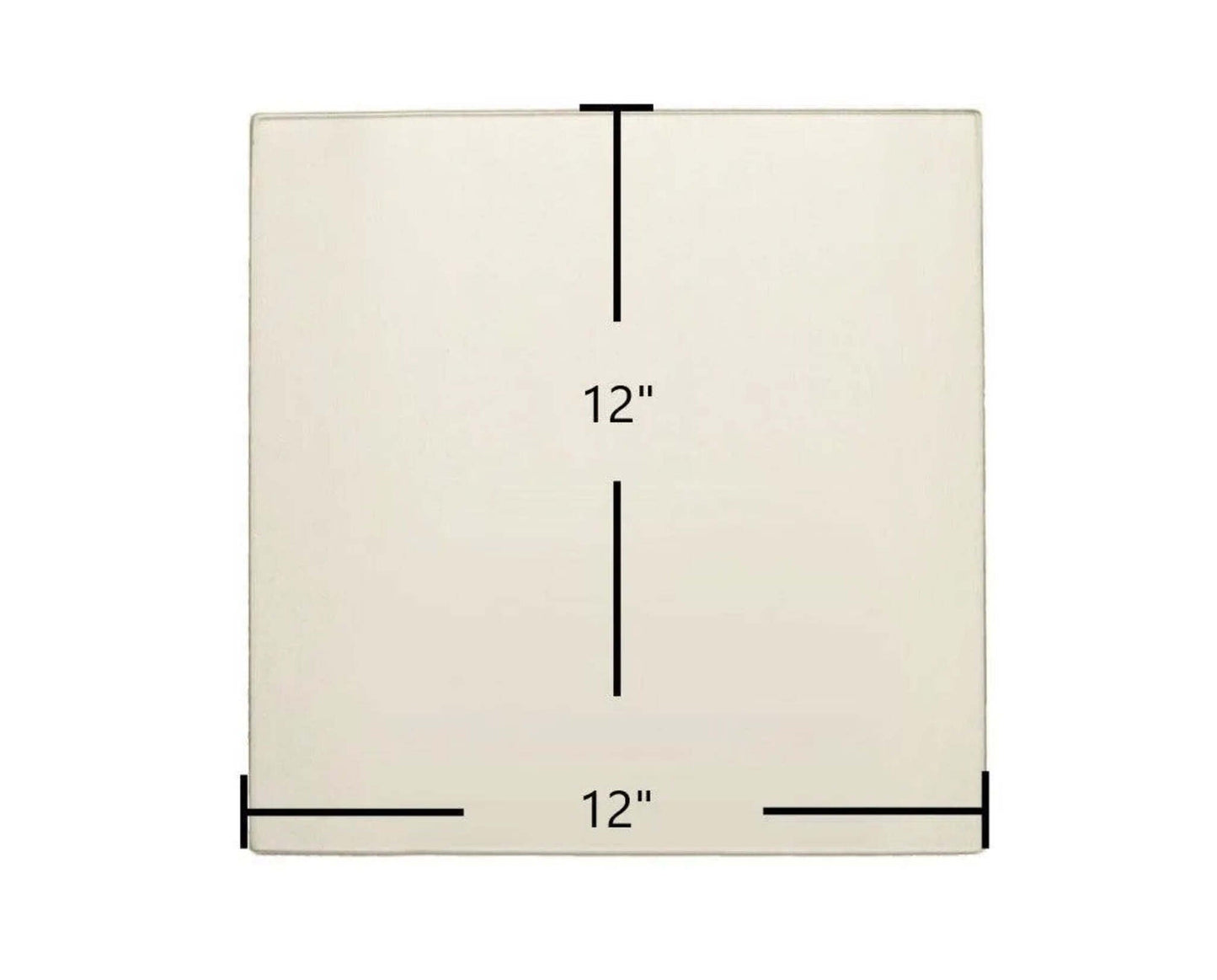 Ceramic Replacement Glass for Malm Spin-A-Fire Door Glass (Ceramic) - 12" x 12"