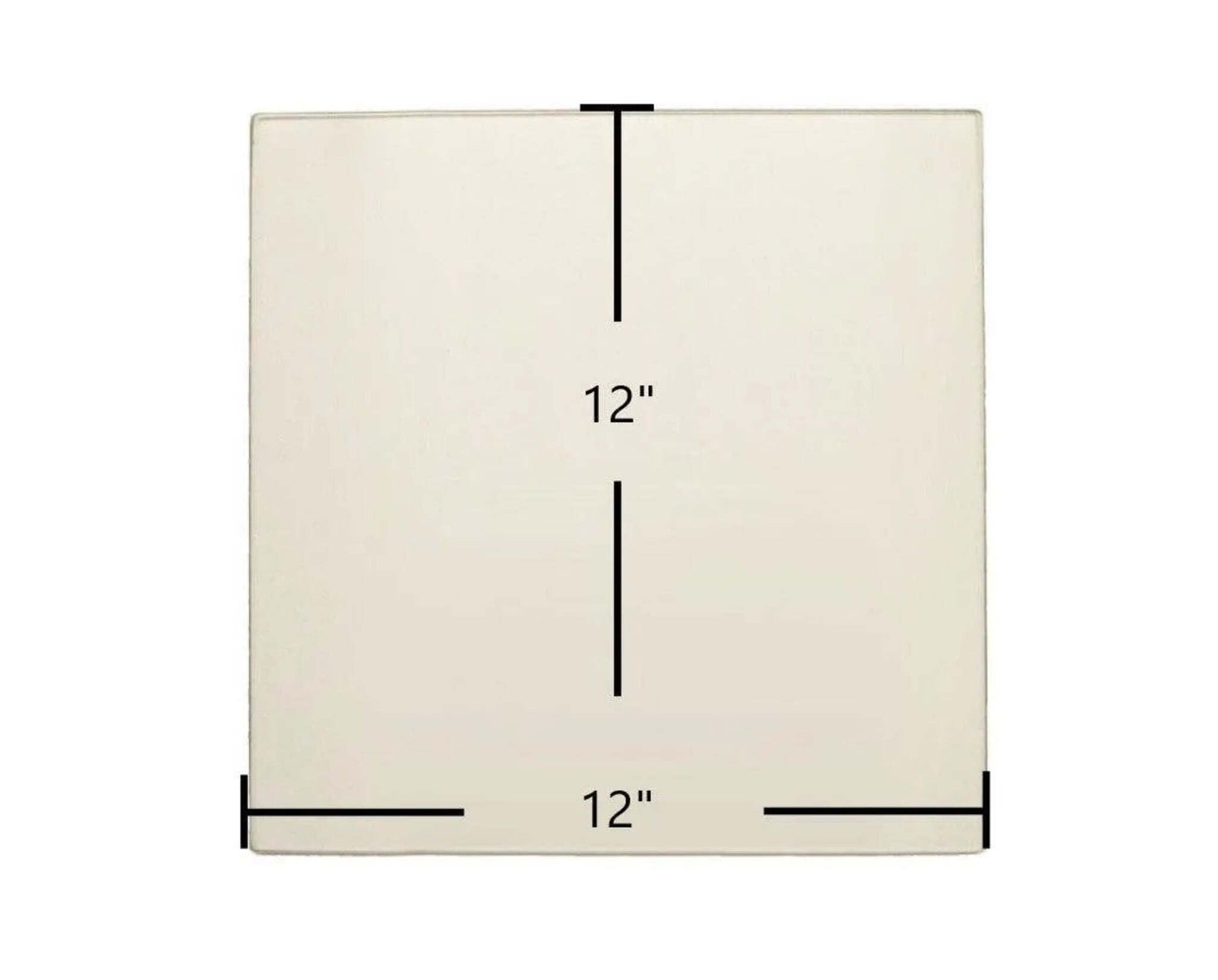 Ceramic Replacement Glass for Malm Spin-A-Fire Door Glass (Ceramic) - 12" x 12"